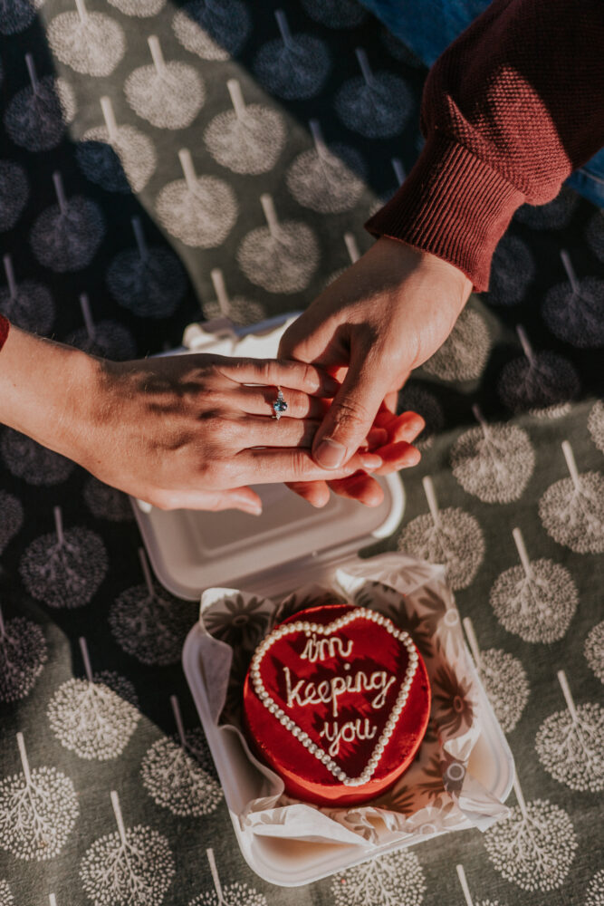 engagement-mini-cake
